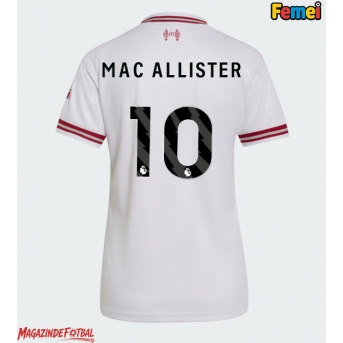 Liverpool Alexis Mac Allister #10 Tricou Fotbal Replică 2026-27 Femei Deplasare